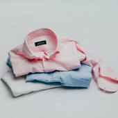 Pink Oxford Cloth Button Down Shirt