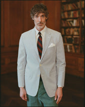 Made In Canada Stripe Seersucker Sport Coat