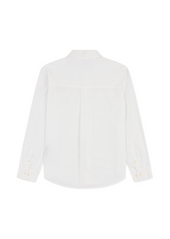 Filey Poplin Shirt in White