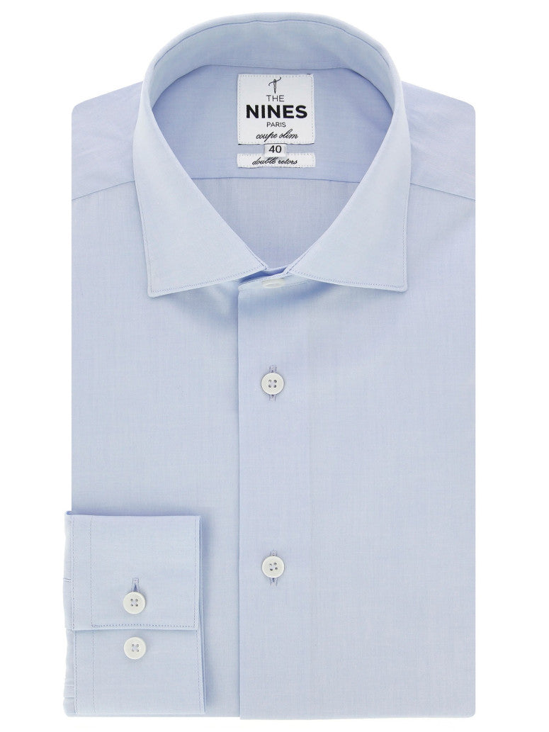 Light Shark Collar Poplin Shirt