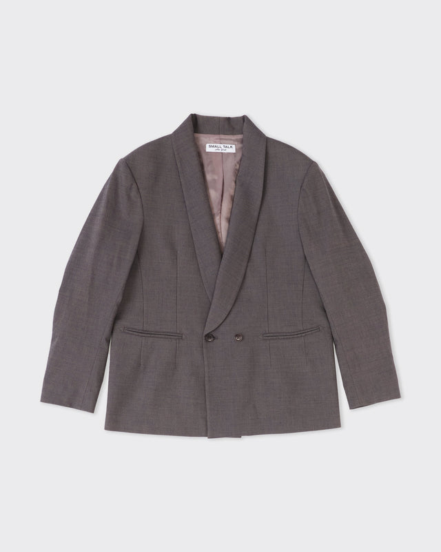 Shawl Collar DB Blazer, Shark