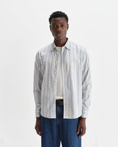Shelly Dobby Stripe Cotton Shirt