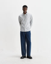 Shelly Dobby Stripe Cotton Shirt