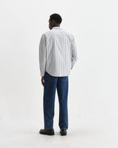 Shelly Dobby Stripe Cotton Shirt