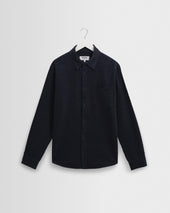 Shelly - Navy Seersucker Corduroy Shirt