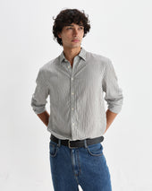 Shelly Viscose Stripe Shirt