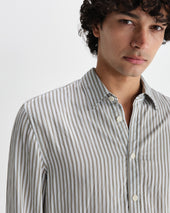Shelly Viscose Stripe Shirt