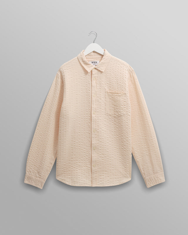 Shelly - Stone Seersucker Corduroy Shirt