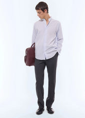 Striped Cotton Poplin Shirt
