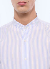 Striped Cotton Poplin Shirt