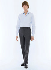 Cotton Straight Collar Shirt