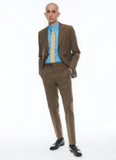 Cotton Canvas Shirt With Spear Collar