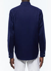 Grandad Collar Shirt In Cotton