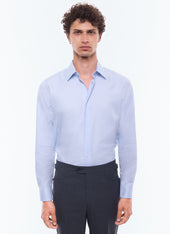 Shirt In Micro Weaved Cotton