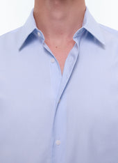 Shirt In Micro Weaved Cotton