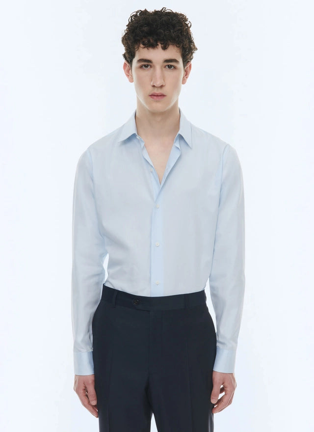 Organic cotton poplin shirt