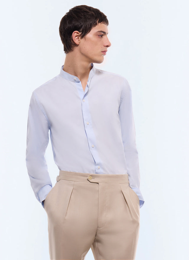 Organic cotton poplin shirt