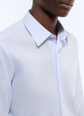 Patterned Cotton Poplin Shirt