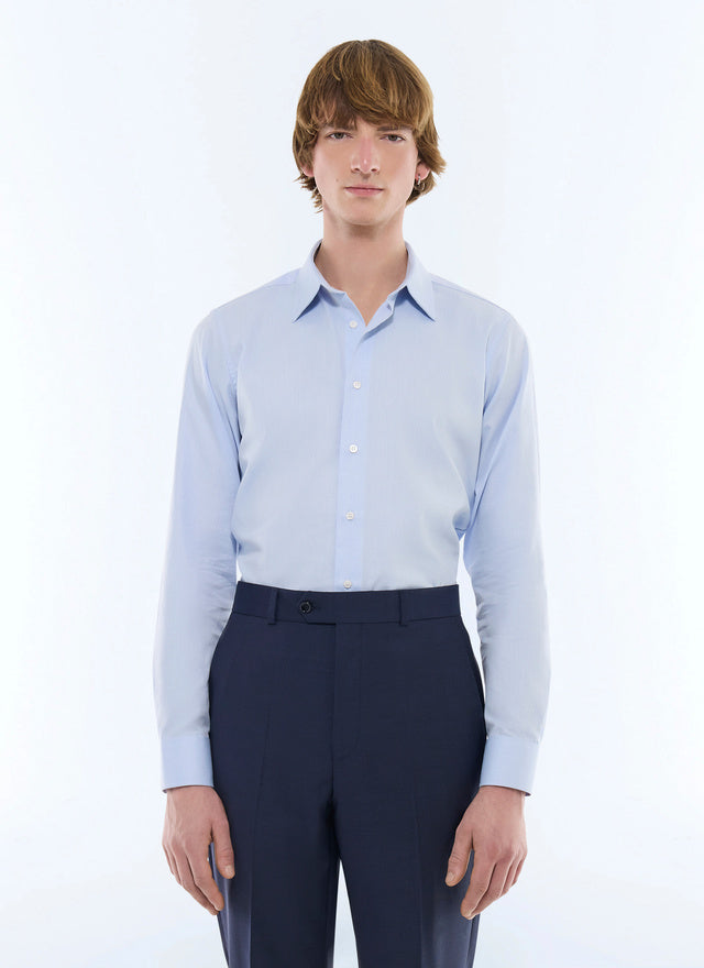 Cotton poplin shirt