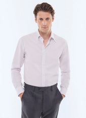 Striped cotton poplin shirt