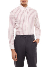 Striped Shirt With Point Collar