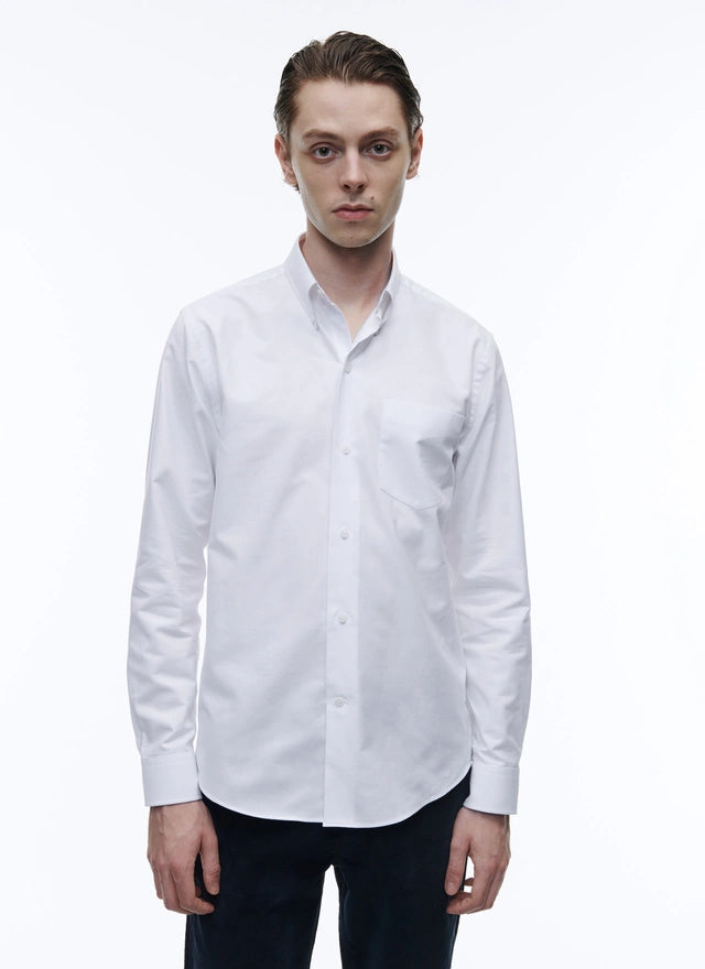 White Oxford cotton shirt