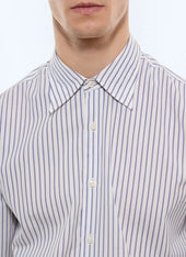 Striped Cotton Poplin Shirt