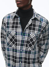 Brushed Cotton Shirt With Swallow Collar