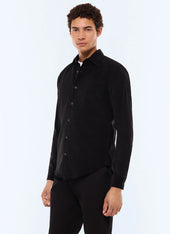 Corduroy shirt with pockets