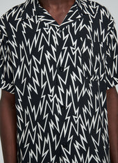 Short Sleeve Shirt With Fancy Print