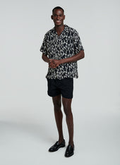 Short Sleeve Shirt With Fancy Print