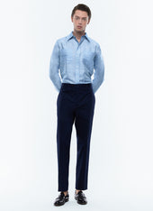Linen And Cotton Chambray Shirt