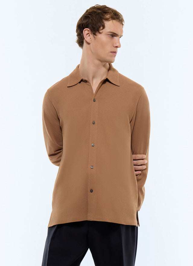 Cotton Piqu Jersey Shirt