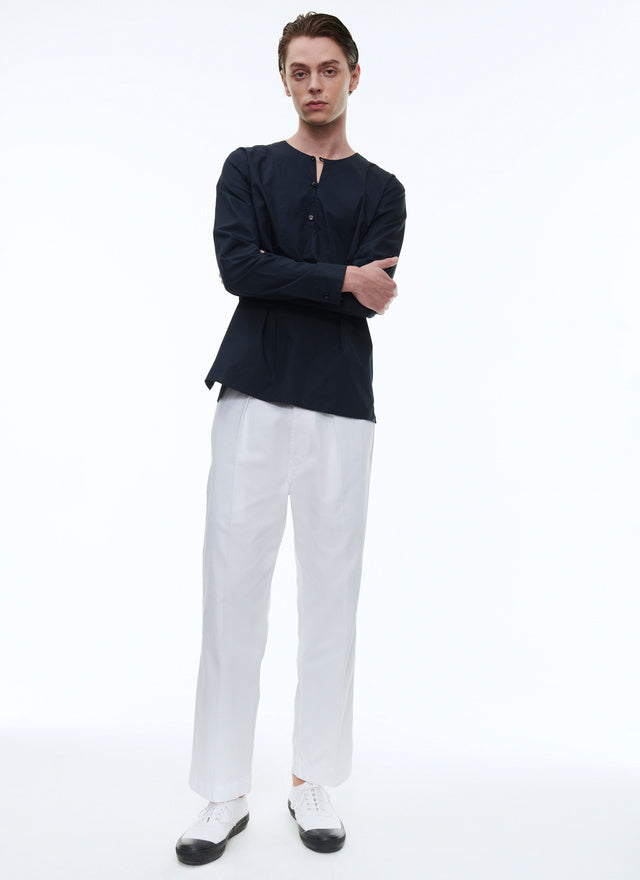 Cotton Poplin Tunisian Shirt