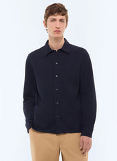 Cotton piqué jersey shirt