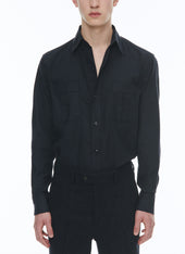 Cotton Flannel Overshirt