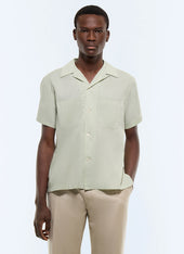 Short-sleeve cotton shirt