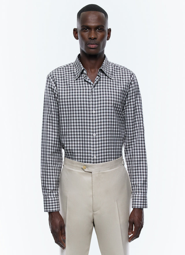 Swallow Collar Shirt In Cotton