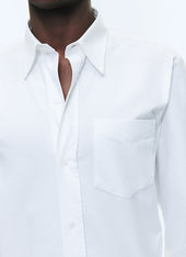Oxford Cotton Shirt With Swallow Collar