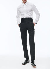 Honeycomb Cotton Hidden Placket Shirt