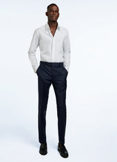 Cotton Poplin Hidden Placket Shirt
