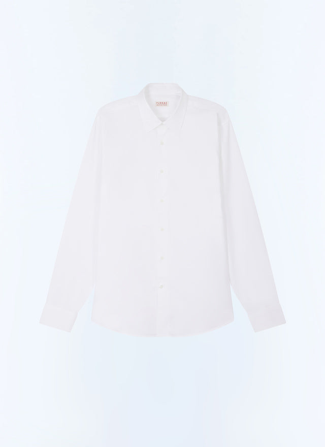 Shirt with small French collar