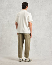 Shore Textured Organic Cotton Polo Shirt