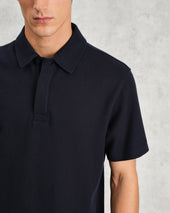 Shore Textured Organic Cotton Polo Shirt
