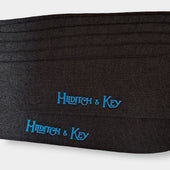 Short Dark Grey Cotton Socks