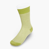 Short Green White Pin Dot Cotton Socks