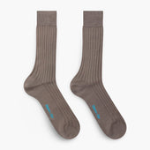 Short Grey Cotton Socks