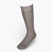 Short Grey Cotton Socks