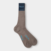 Short Grey Cotton Socks