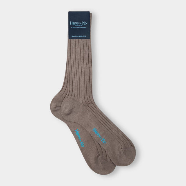 Short Grey Cotton Socks